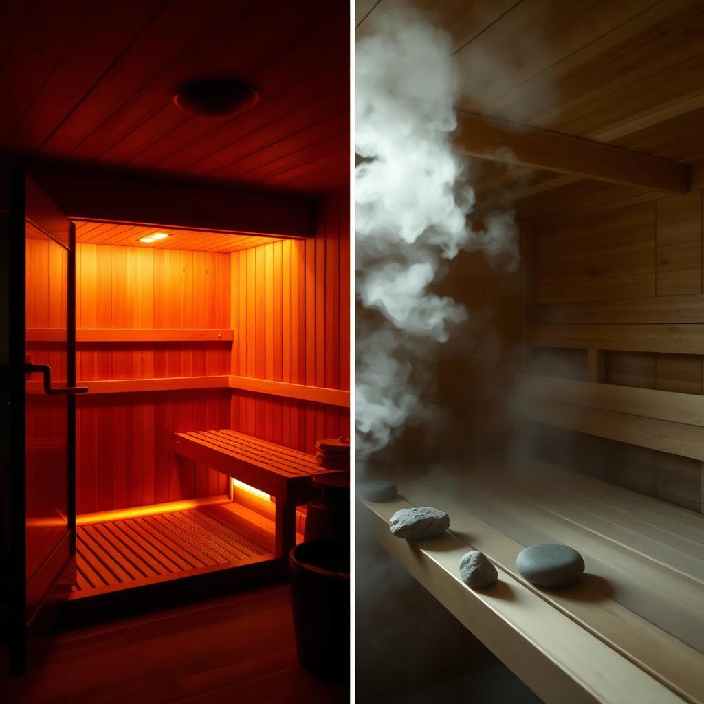Infraroodcabine vs klassieke sauna — vergelijking