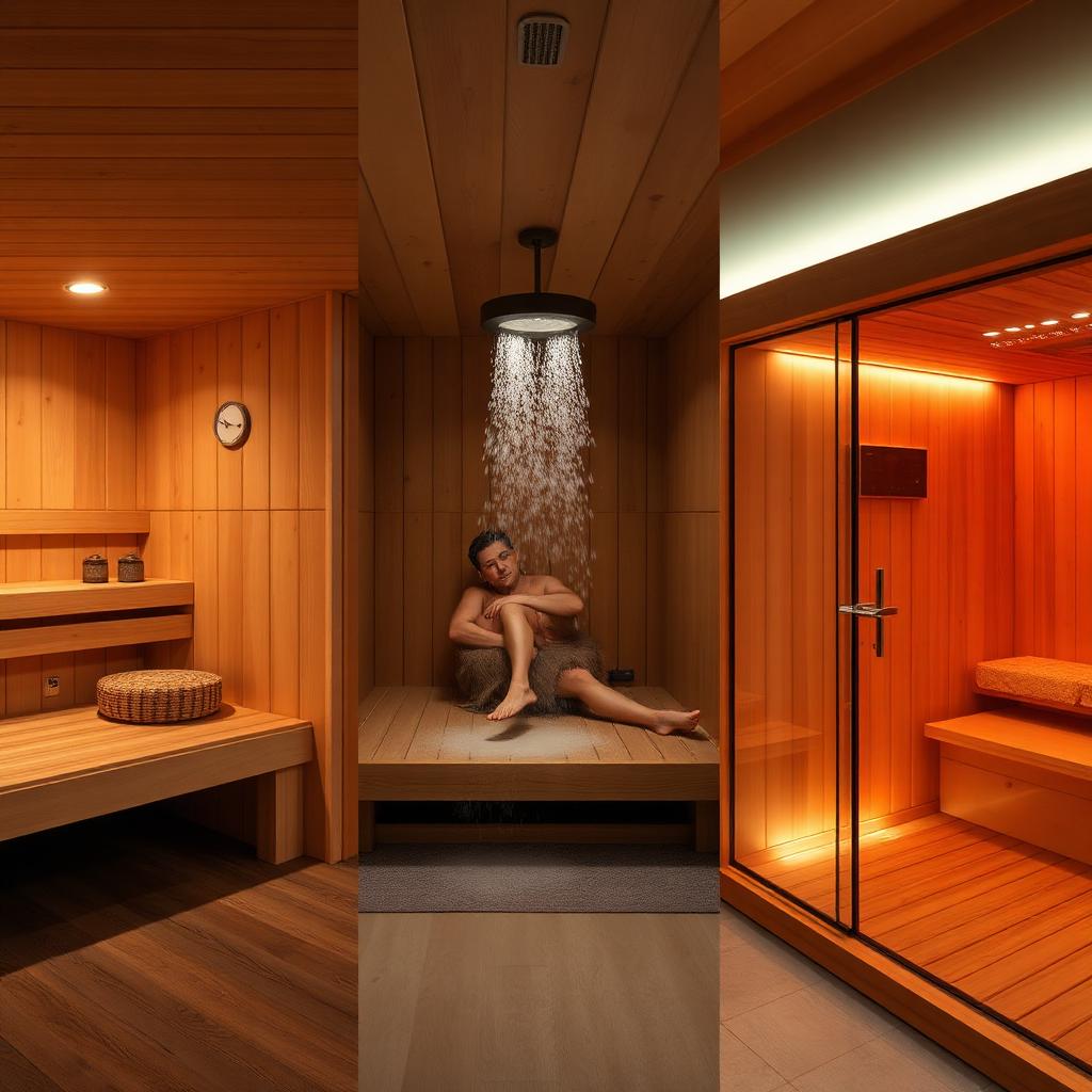 Verschillende soorten sauna's